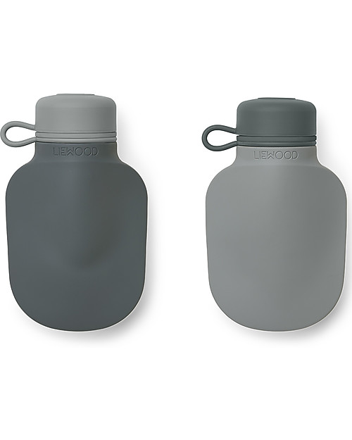 Liewood Silvia - Bottiglia per Frullato - Confezione da 2 - Blu Borracce non Termiche