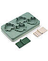 Liewood Stampi in Silicone per Gelato - Manfred - Dino Verde Menta Accessori Cucina