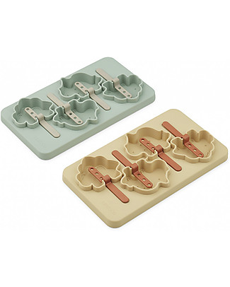Liewood Stampi in Silicone per Gelato - Manfred - Giallo Grano Set Pappa