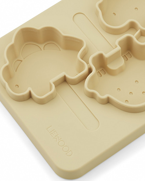 Liewood Stampi in Silicone per Gelato - Manfred - Giallo Grano Set Pappa