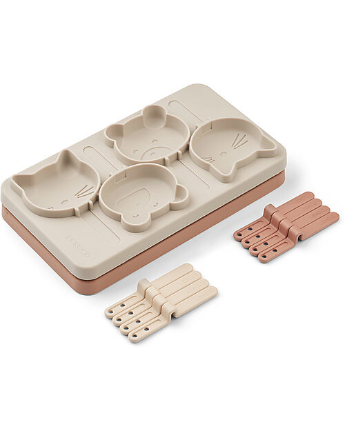 Liewood Stampi in Silicone per Gelato - Manfred - Pale Tuscany Mix Accessori Cucina