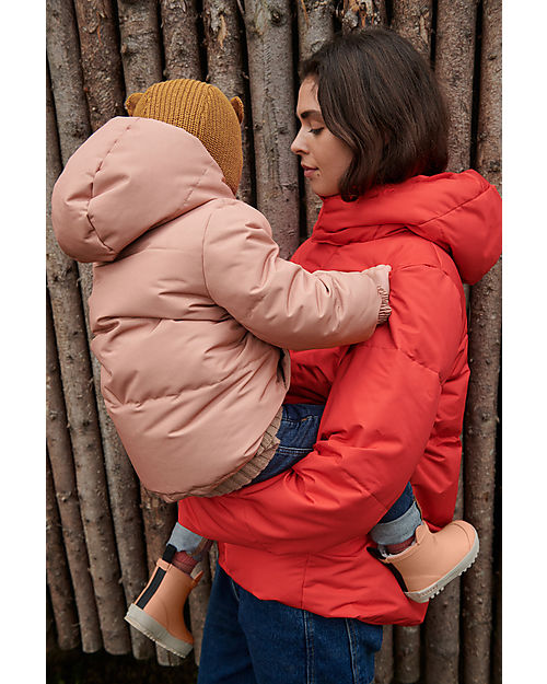 Liewood Stivaletti Pioggia Termici Jesse - Tuscany Rose/ Sandy Mix - Gomma Naturale Foderata in Pelliccia Ecologica Stivali Pioggia