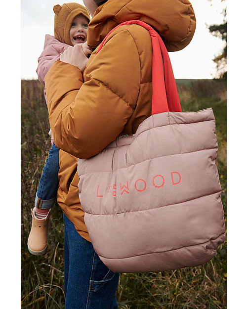 Liewood Stivaletti Pioggia Termici Jesse - Tuscany Rose/ Sandy Mix - Gomma Naturale Foderata in Pelliccia Ecologica Stivali Pioggia