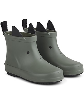 Liewood Stivali da Pioggia Tobi, Coniglio Verde - 100% Gomma Naturale Stivali Pioggia