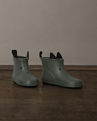Liewood Stivali da Pioggia Tobi, Coniglio Verde - 100% Gomma Naturale Stivali Pioggia