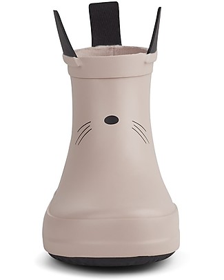 Liewood Stivali da Pioggia Tobi, Gatto Rosa - 100% Gomma Naturale Stivali Pioggia