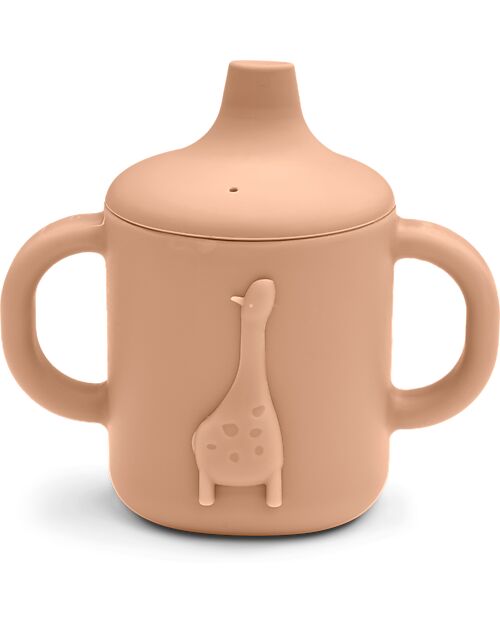 Liewood Tazza Sippy con Beccuccio e Manici Amelio - Tuscany Rose - Veicoli - 160 ml - 100% Silicone Tazze