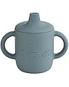 Liewood Tazza Sippy con Beccuccio e Manici Neil Cup - Dino Whale Blue - 150 ml Tazze