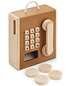 Liewood Telefono a Gettoni Giocattolo Rufus - Golden Caramel Multi Mix - 100% Legno di Faggio Attrezzi in Legno