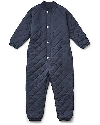 Liewood Tuta Termica Baby Frankie - Blu Navy - 100% Materiale Reciclato Tutine Termiche