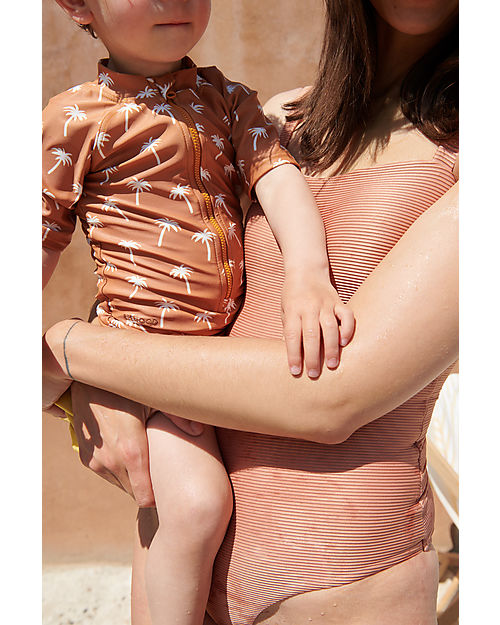 Liewood Tutina da Bagno Max - Palme e Mandorla - UV 50+ T-shirt Anti UV