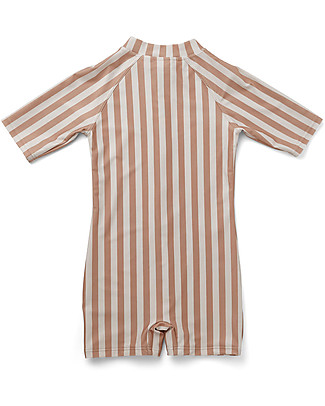 Liewood Tutina da Bagno Max - Righe Rosso Corallo e Crema - UV 50+ Costumi Interi