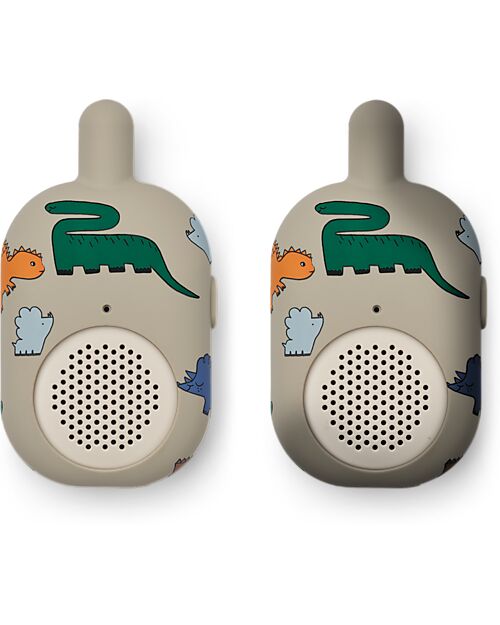 Liewood Walkie Talkie Nael - Dinosauri - Facile da Usare Giochi per Inventare Storie