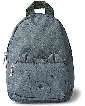 Liewood Zainetto Saxo - Gattino Blu- 100% materiale riciclato! Zaini