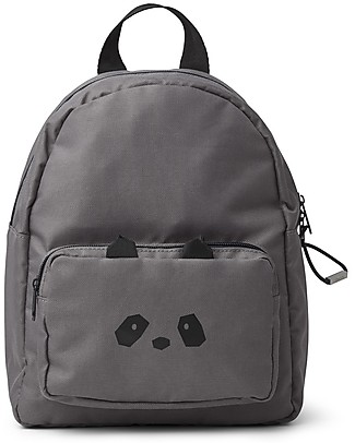 Liewood Zainetto Saxo, Panda Grigio - 100% materiale riciclato! Zainetti