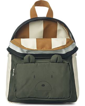 Liewood Zaino Allan per Bambini - Mr Orso/Hunter Green Multi Mix Zaini Scuola