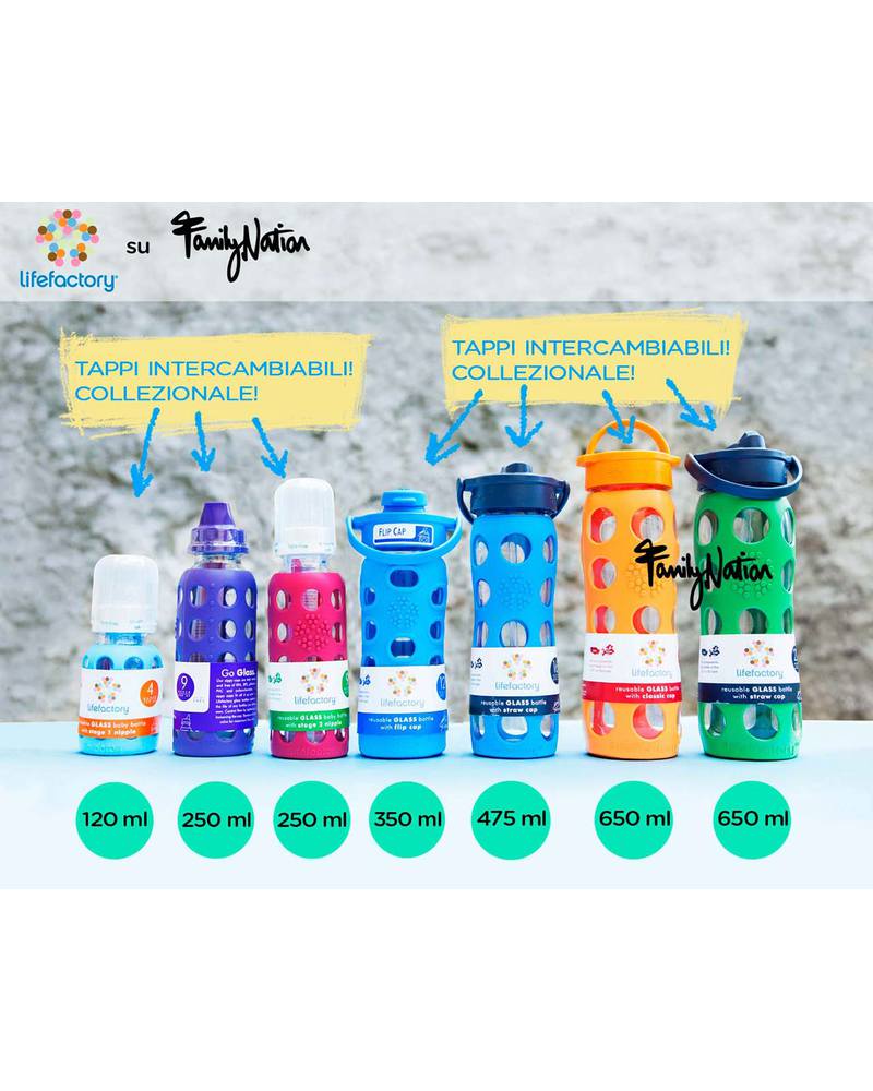 250 ml Set di 2 biberon in plastica resistente Papa is the Best con tettarella in silicone Bibi