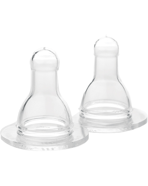 Lifefactory Set da 2 Tettarelle in Silicone a Y (6+ Mesi) - per biberon Lifefactory - Biberon_