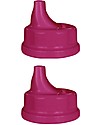 Lifefactory Sippy Cap Set da 2 Beccucci Bevimpara - Lampone (Per biberon Lifefactory) Accessori Biberon