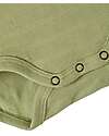 Lil Atelier Body Manica Corta con Taschino - Sage - 100% Cotone Organico Body Manica Corta