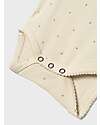 Lil Atelier Body Maniche Lunghe - Birch - Pois - Cotone Bio Body Manica Lunga