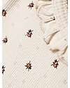 Lil Atelier Body Maniche Lunghe - Coccinelle - con Volant - Whitecap Gray - Cotone Bio Body Manica Lunga