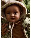 Lil Atelier Cappello Invernale Teddy - Fog - con Orecchie - Morbido Tessuto Sherpa Cappelli Invernali