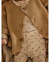 Lil Atelier Cardigan Baby - Crema - 100% Cotone Bio Cardigan