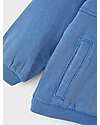 Lil Atelier Felpa - Federal Blue - con Tasche Frontali - 100% Cotone Bio Felpe