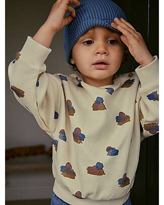 Lil Atelier Felpa - Turtledove - 100% Cotone Bio Felpe