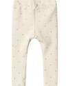 Lil Atelier Leggings a Costine - Birch - Pois - Cotone Bio Leggings