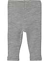 Lil Atelier Leggings - Grigio Melange - Lana Merino Leggings