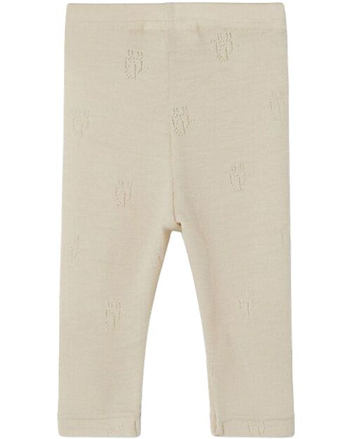 Lil Atelier Leggings - Sabbia - Misto Lana Merino Leggings