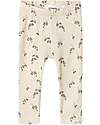 Lil Atelier Leggings Slim Fit con Vita Elasticizzata - Bacche di Betulla - Cotone Biologico e TENCEL™ Leggings