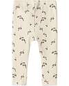 Lil Atelier Leggings Slim Fit con Vita Elasticizzata - Bacche di Betulla - Cotone Biologico e TENCEL™ Leggings