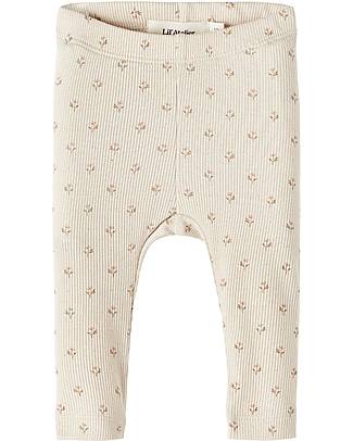 Lil Atelier Leggings - Stampa Fiori - Cotone e Lyocell TENCEL Leggings