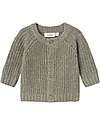 Lil Atelier NBMOLFERT LS KNIT CARD LIL - seagrass Cardigan
