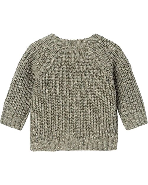 Lil Atelier NBMOLFERT LS KNIT CARD LIL - seagrass Cardigan