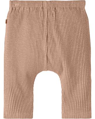 Lil Atelier Pantaloni Baby - Scirocco - Cotone Biologico - Vita Regolabile Pantaloni Lunghi