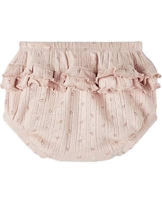 Lil Atelier Pantaloni Corti Ricamati - Rosa Cipria - Cotone Pantaloni Corti