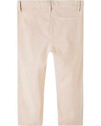 Lil Atelier Pantaloni - Croissant - 100% Cotone Organico Pantaloni Lunghi