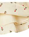 Lil Atelier Vestito con Volant - Fantasia Fiori - Turtle Dove - 100% Cotone Organico Vestiti_