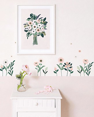Lilipinso Adesivi da Parete in Vinile - Anemoni Decorazioni da Parete