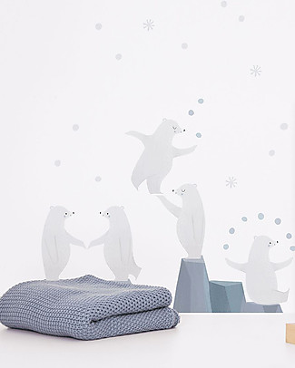 Lilipinso Adesivi da Parete in Vinile - Orso Polare Decorazioni da Parete