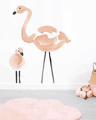 Lilipinso Adesivo da Parete in Vinile - Fenicottero Rosa Decorazioni da Parete