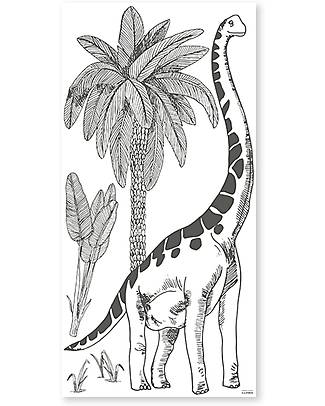 Lilipinso Decalcomania da parete Décor XL - Brontosauri Decorazioni da Parete