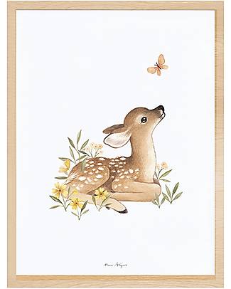 Lilipinso Framed art print (30x40 cm) - Fawn Wall Decorations