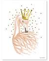 Lilipinso Poster (30x40 cm) - Fenicottero e stelle Decorazioni da Parete