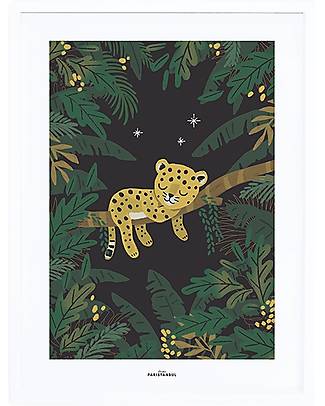 Lilipinso Poster incorniciato (30x40 cm) - Piccolo ghepardo assonnato Decorazioni da Parete