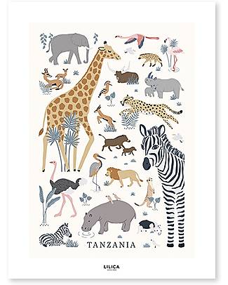 Lilipinso Stampa Artistica (30x40 cm) - Tanzania Decorazioni da Parete
